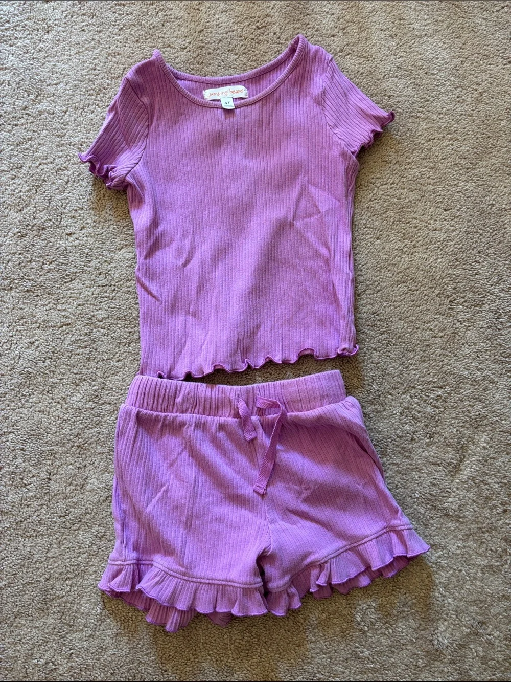Two sets and two rompers 4T